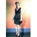 Black Suede Saskia Dress