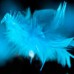Fluffy Feather Fairy Lights - Turquiose Blue