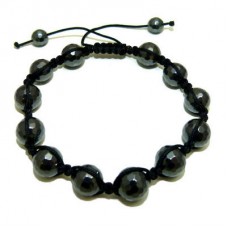 Gunmetal Shamballa Style Bracelet