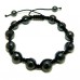 Gunmetal Shamballa Style Bracelet