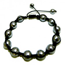 Silver Shamballa Style Bracelet