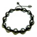 Silver Shamballa Style Bracelet