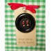 Button Brooch In Black