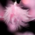 Fluffy Feather Fariy Lights - Pretty Pink