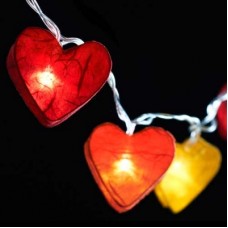 Raidiant Hearts Fairy Lights - Fire Tones