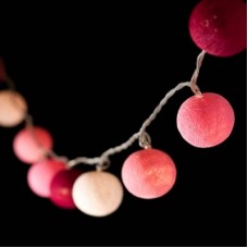 Ambient Ball Fairy Lights - Pink Tones