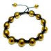 Gold Shamballa Style Bracelet