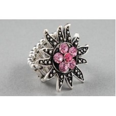 Astra Blue Ring In Pink