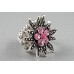 Astra Blue Ring In Pink