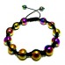 Rainbow Shamballa Style Bracelet
