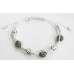Shamballa Style Skull And Crystal Bracelet