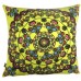 Yellow Flower Folk Cushion