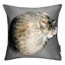 Lay On Cat Cushion In Silver Grey