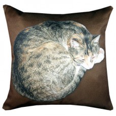 Lay On Cat Cushion In Brown
