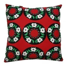 Red Reef Folk Cushion