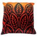 Orange And Black Folk Cushion 4