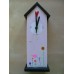 Pink House Clock