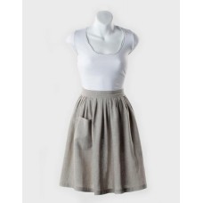 Light Grey Half Pinny