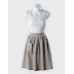Light Grey Half Pinny