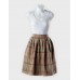 Evette Plaid Half Pinny