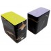 Yellow And Lilac Oblong Salt And Pepper Pots