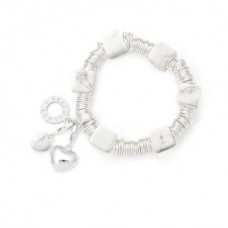 Gem-sweetie Guardian Angel Howlite Bracelet
