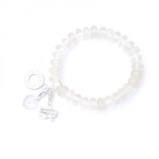 Powerbead Health Clear Quartz Bracelet