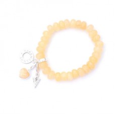 Powerbead Happiness Honey Jade Bracelet