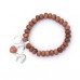 Powerbead Wealth Goldstone Bracelet