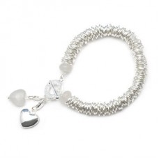 Caterpillar Health Clear Quartz Bracelet