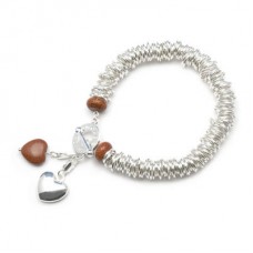 Caterpillar Wealth Goldstone Bracelet