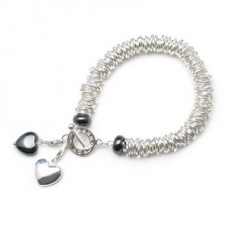 Caterpillar Energy Hematite Bracelet