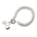 Caterpillar Love Rose Quartz Bracelet