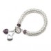 Caterpillar Peace Amethyst Bracelet