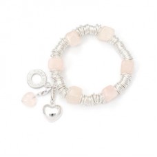 Gem-sweetie Love Rose Quartz Bracelet