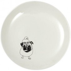 Pug Dinner Plate