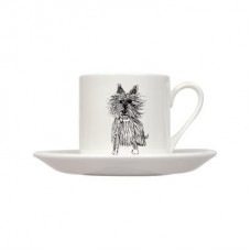 Westie Coffee Cup And Saucer