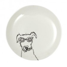 Goggles Dog Salad Plate