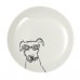 Goggles Dog Salad Plate