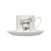 Googles Dog Coffee Cup And Saucer