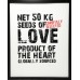 Hand Screen Print Love-message