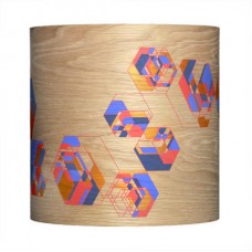 Large Hex Lampshade Colourway 001