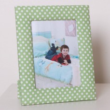 Green Dotty Photo Frame