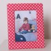 Red Dotty Photo Frame