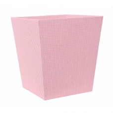 Pink Gingham Childrens Bin