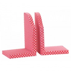 Red Dotty Childrens Bookends