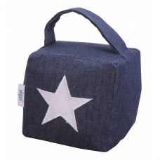 Denim With Star Childrens Doorstop