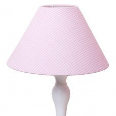 Pink Gingham Childrens Lampshade