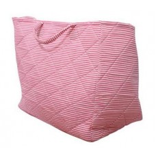 Storage Bag In Pink Candystripe