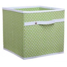 Green Dotty Storage Box